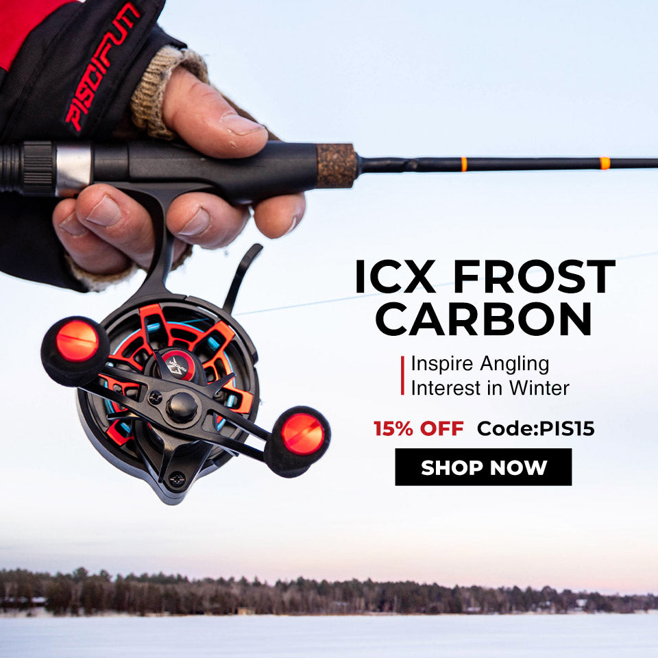 Piscifun® ICX Precision Ice Fishing Reel Sale Black Gold, 60% OFF