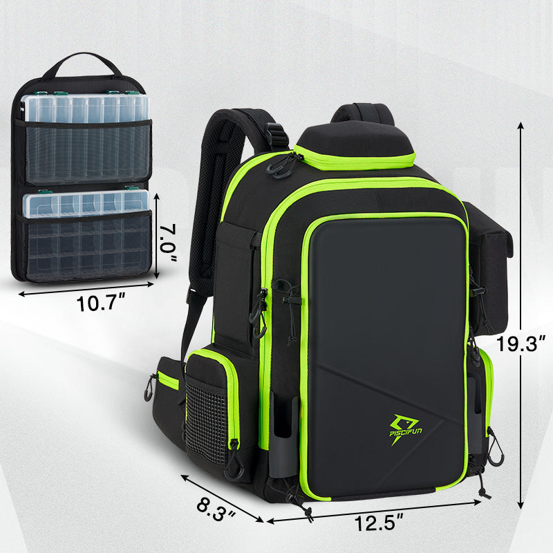 Piscifun® Fishing Tackle Backpack Storage Bag Fishing Gear Bag