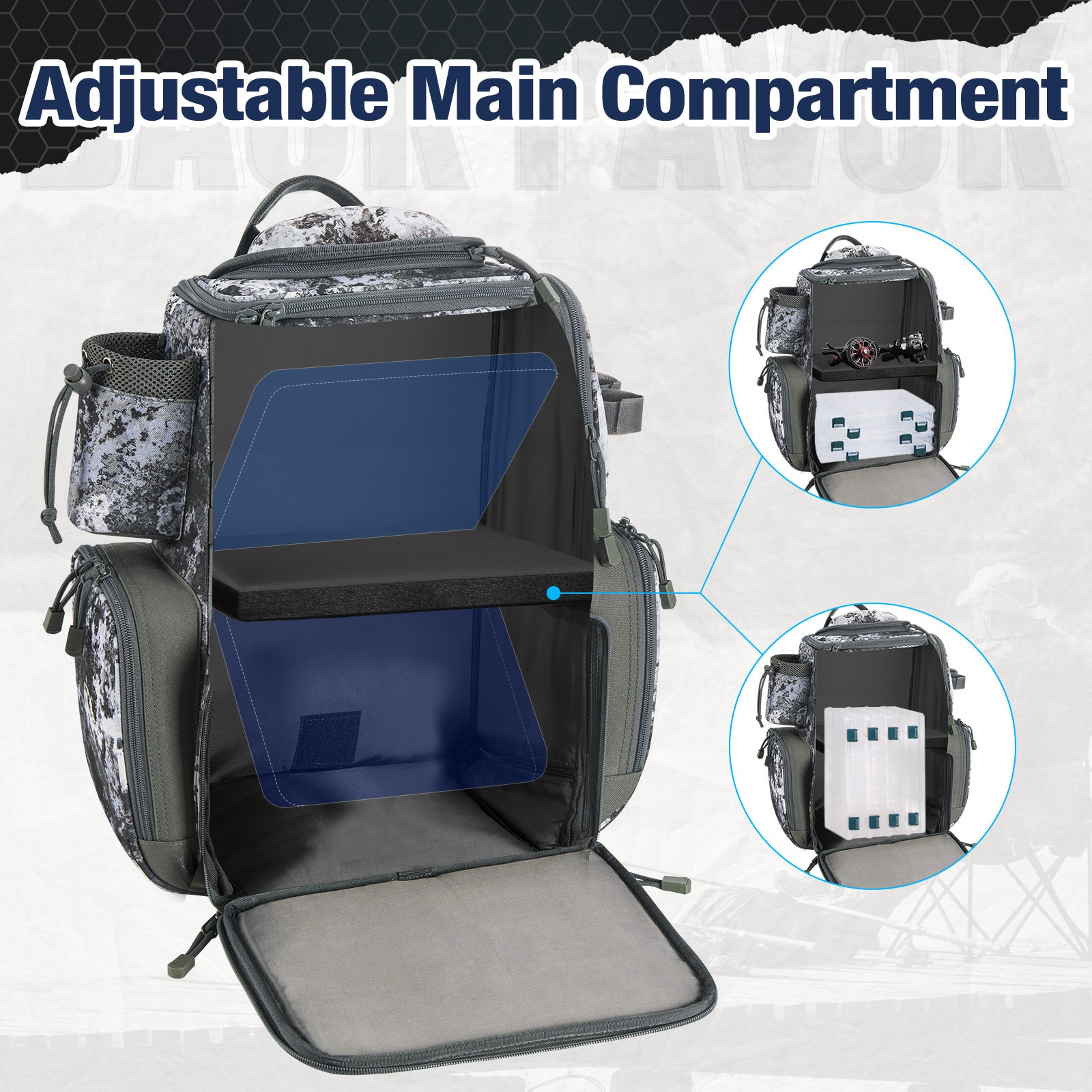 Piscifun Fishing Tackle Backpack with 4 Trays ✓ REVIEW 