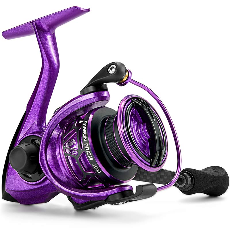 Carbon Prism Green/Purple Spinning Reel | Seafoam Mint / 2000 | Piscifun