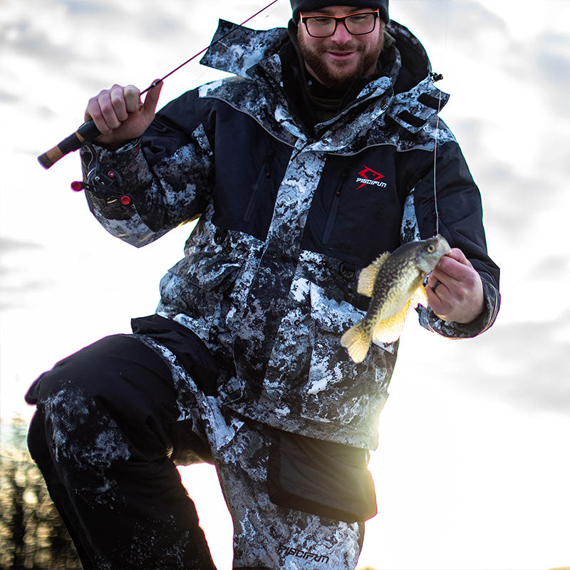 Ice Fishing Insulated Waterproof Flotation Jacket, 3XL / Grey