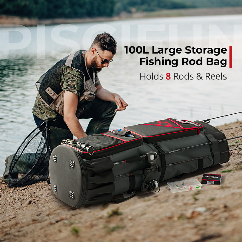 55 Inch Fishing Rod Bag Portable Folding Fishing Pole Tackle Protective  Cover Case Storage Bag/4251 price in UAE,  UAE