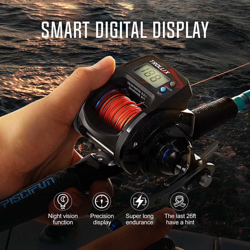 Fishing Reel Accurate Line Alarm Sounds Counter Digital Flash Large Display  • Tribunali Italiani