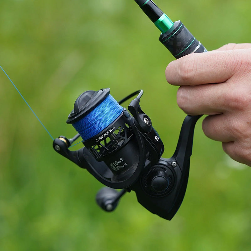  Carbon X Spinning Reel with Spare Spool 5.2:1 / 6.2:1 Gear  Ratio Light to 162g 11BB 15KG Max Drag Fishing Reel (3000 Series), Sports &  Outdoor : Sports & Outdoors