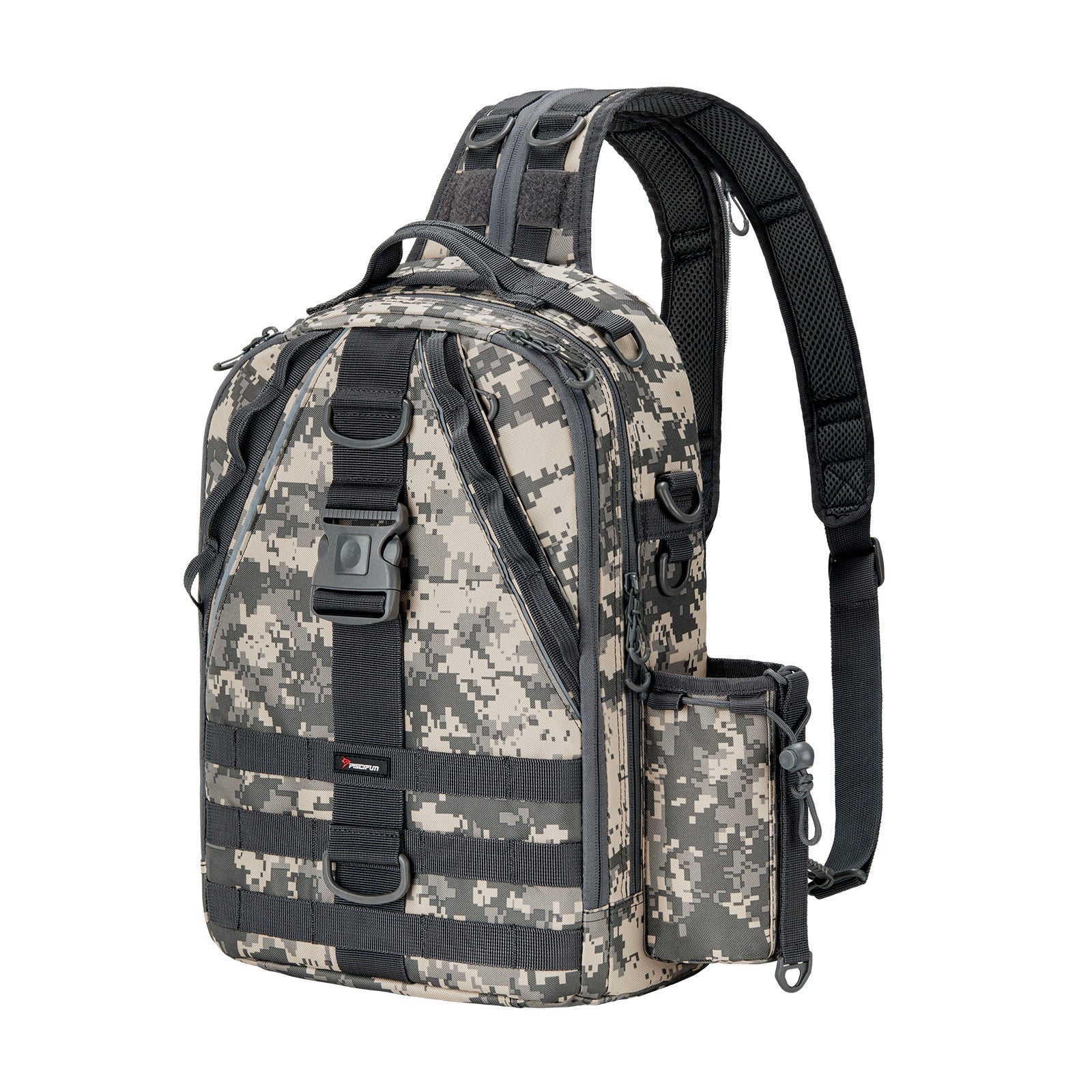 Travel X Fishing Tackle Bag | Shoulder Backpack | Large / Digital  Camouflage | Piscifun