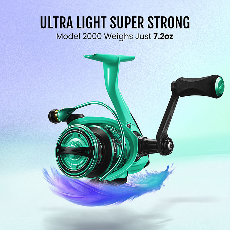 MIFINE LEGENCY Ultralight Spinning Reel 8KG Max Drag Size 500 Ice