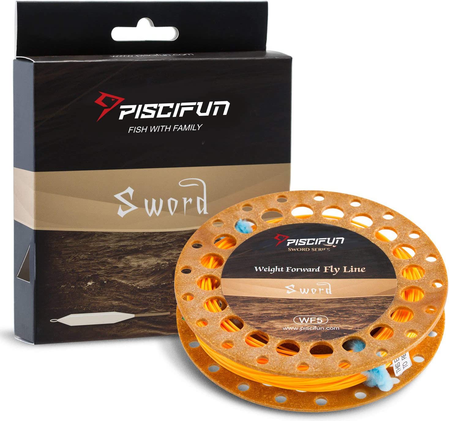 Piscifun Sword Fly Fishing Line with Welded Loop Weight Forward Floati