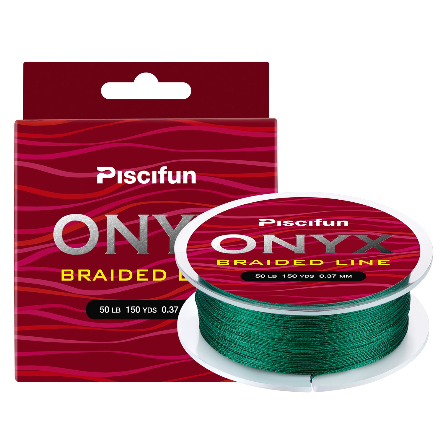 Piscifun ONYX PE Braided Fishing Line Zero Stretch Abrasion Resistant Braid  Line 150Yards 6lb Black : : Sports & Outdoors