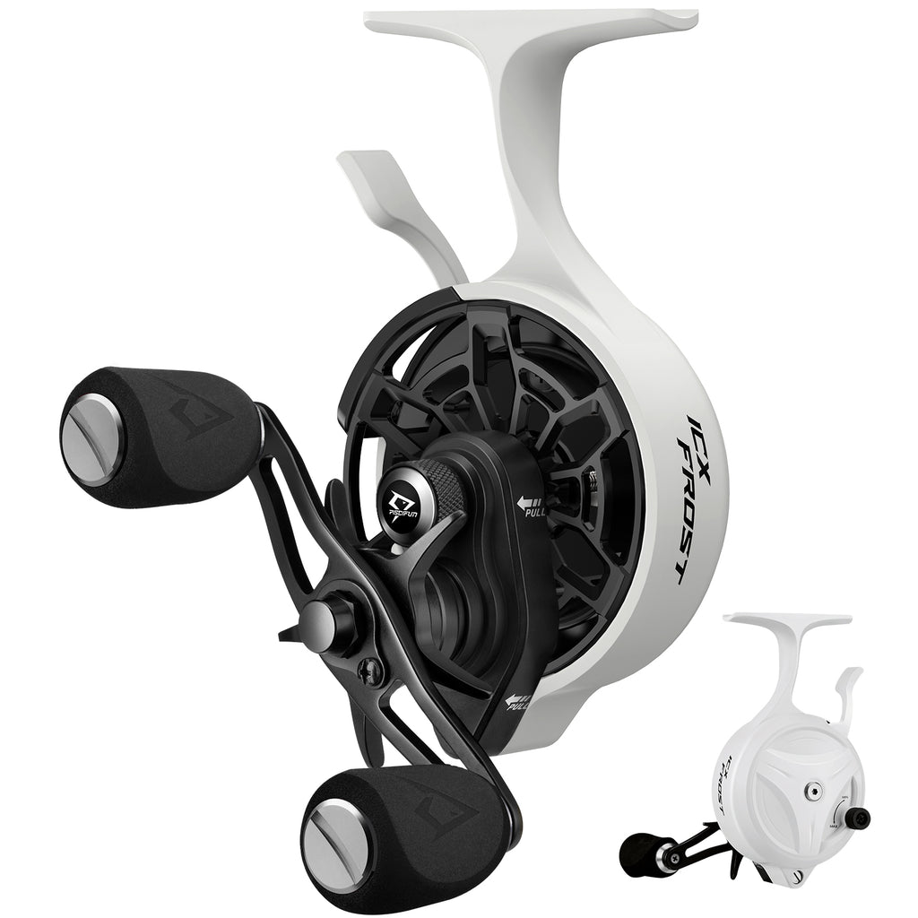 ICX Frost Carbon Inline Ice Fishing Reel | Piscifun