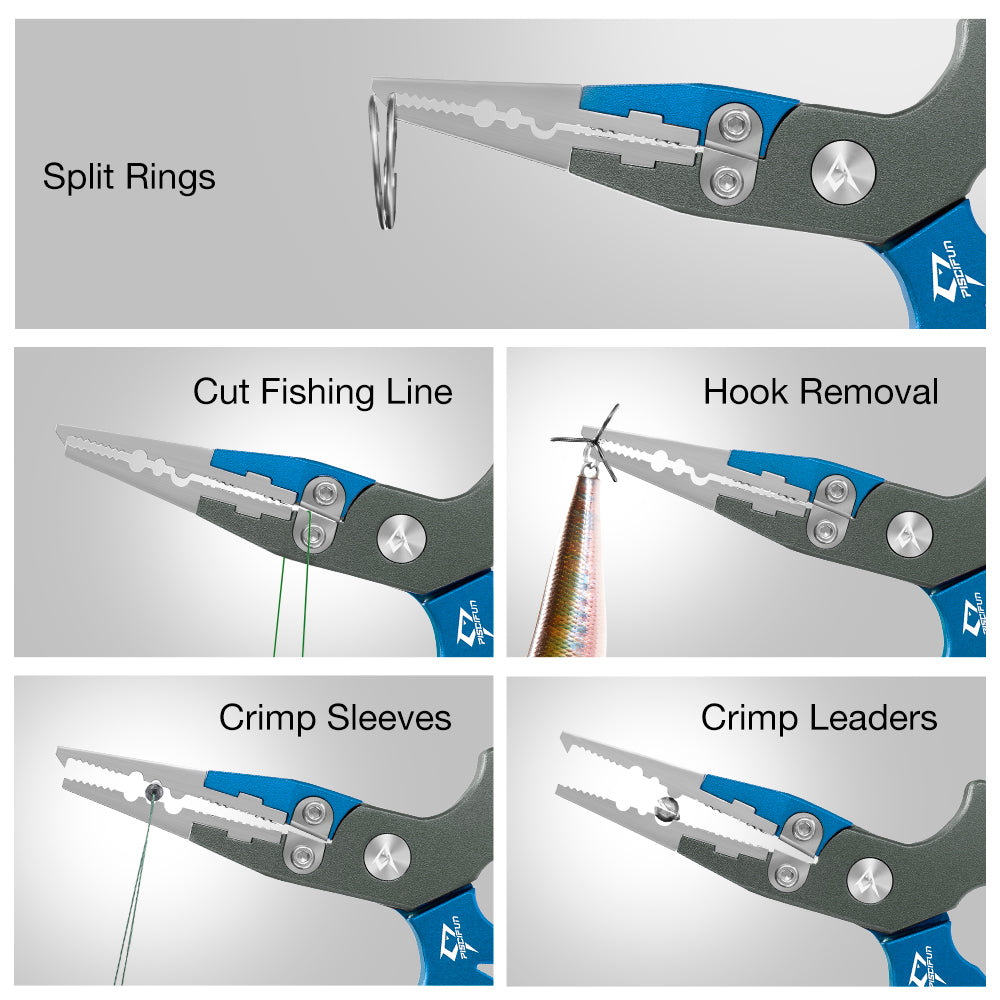 Piscifun® AXP Aluminum Fishing Pliers Lightweight Hook Remover Pliers