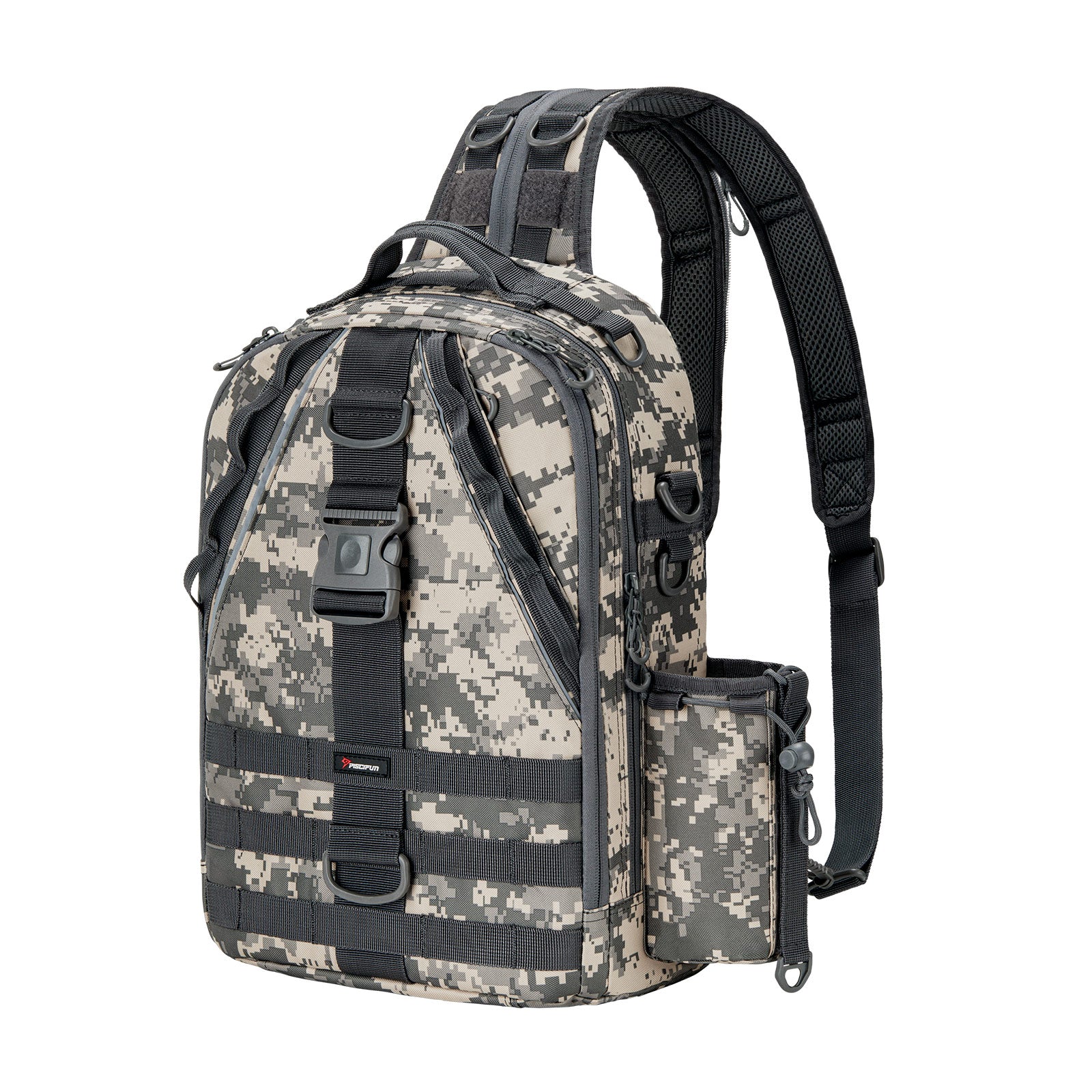 Ghosthorn Fishing Tackle Backpack Storage Bag - Outdoor Shoulder Backpack - Fishing  Gear Bag Large Black