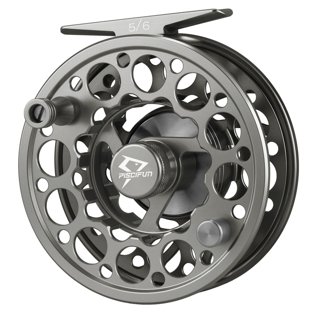 Piscifun Aoka Fly Fishing Reels with Cork/Teflon Disc Drag System 3 4 wt  Blue : : Sports & Outdoors