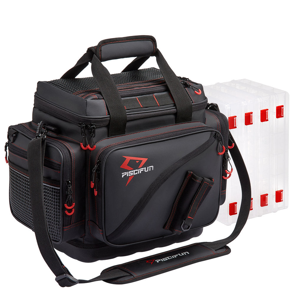 A look at the Piscifun Tackle Backpack vs Fishlab Roller Bag 