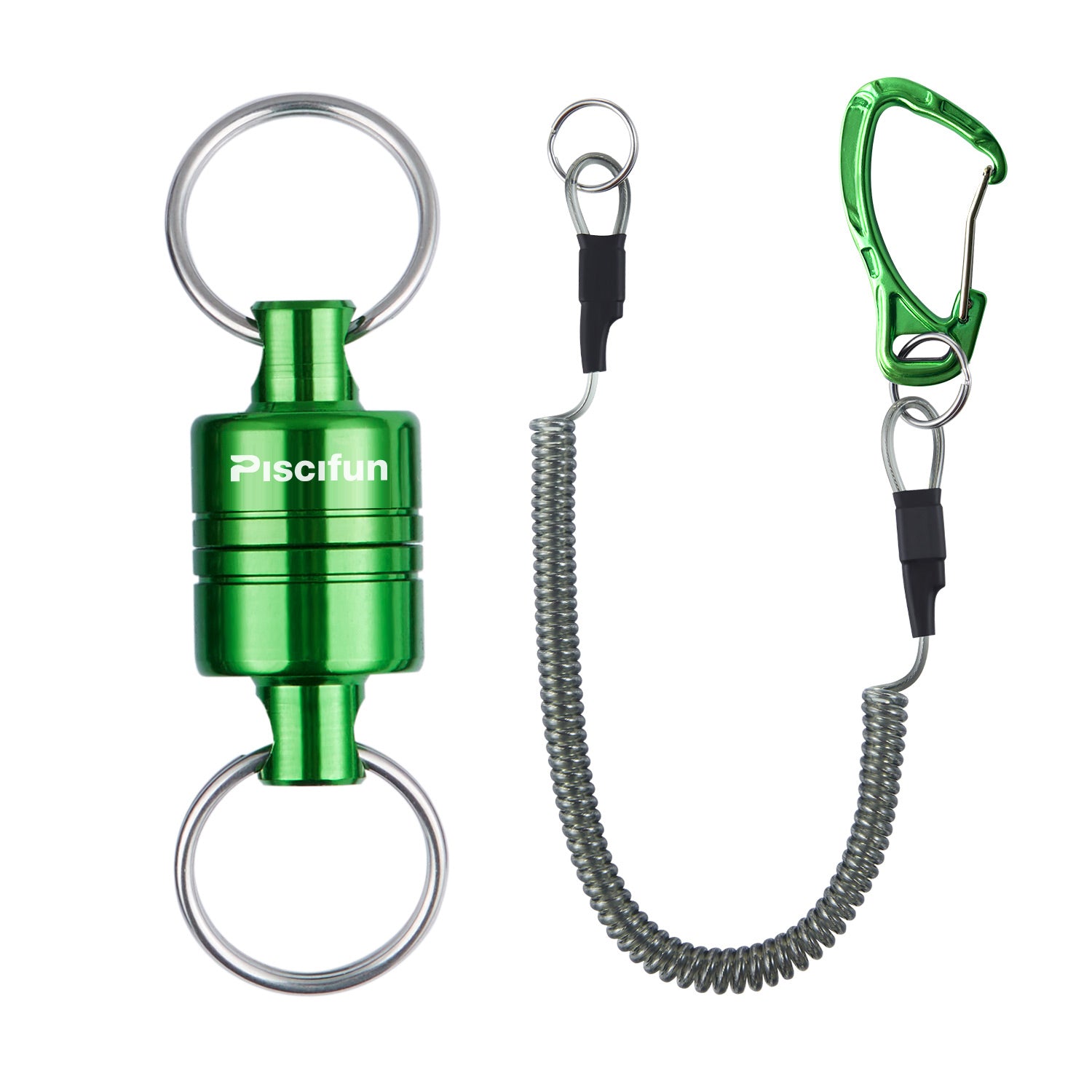 Suzicca Fishing Magnetic Tool Release Holder Fly Fishing Retractor Net  Release Clip with Keychain Carabiner 